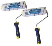 SEMIN Rouleau Application Enduit & Peinture 23 cm - Fibres Polypropylène 12 mm - Application Facile & Rapide - Murs & Plafonds - Qualité Professionnelle - Lot de 2