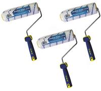 SEMIN Rouleau Application Enduit & Peinture 23 cm - Fibres Polypropylène 12 mm - Application Facile & Rapide - Murs & Plafonds - Qualité Professionnelle - Lot de 3