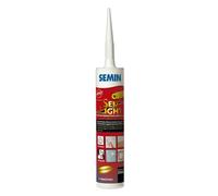 SEMIN Sem-Light - Enduit de Rebouchage Allégé Intérieur en Cartouche 310 ml - Rebouche Trous & Fissures - Séchage Rapide Sans Retrait - Enduit Souple Blanc Mat pour Murs et Plafonds