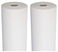 Semin Toile de Verre Crépi à Peindre 50 x 1 m - Revêtement Mural Fibre de Verre pour Rénovation Murs & Plafonds - Masque Défauts & Surfaces Irrégulières- Lot de 2