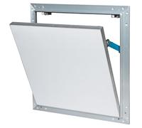 SEMIN Trappe de Visite Alu HQ Hydro 500 x 500 mm - Trappe Invisible Isolée pour VMC et Gaines Techniques - Étanche Air et Poussière - Ouverture Pousser/Lâcher - Mur et Plafond