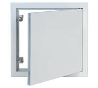 SEMIN Trappe de Visite HQ 200 x 200 mm - Trappe Métallique Laquée Blanche - Isolante Acoustique 29,8 dB - Étanche à l’Air et à la Poussière - Mur et Plafond - VMC et Gaines Techniques