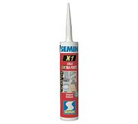 SEMIN X1 Colle Haute Performance Tous Matériaux - Colle Forte Intérieur/Extérieur - Métal, Bois, PVC, Béton, Verre - Peut Être Peinte - Cartouche 290 ml