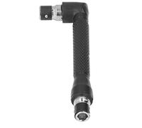 Semme ouille en Forme de L à 90 Degrés/Adaptateur de Tournevis à Double Angle Droit à Tige Hexagonale de 4 Pouces Construction en Fer pour les Réparations en Atelier Industriel