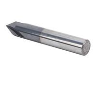 Semme Fraise à Chanfreiner à 3 Cannelures Fraise à 60° D6 X 60° X 50L Mèche de Routeur CNC en Acier au Tungstène pour le Chanfreinage, le Polissage de l'aluminium, du Cuivre et des Métaux Non