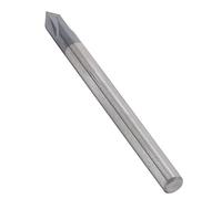 Semme Fraise à Chanfreiner à 3 Cannelures Fraise à 60° D6 X 60° X 50L Mèche de Routeur CNC en Acier au Tungstène pour le Chanfreinage, le Polissage de l'aluminium, du Cuivre et des Métaux Non