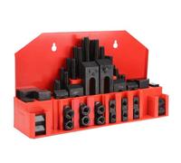 Semme Kit de Pinces à Fente en T 58 Pièces, Plaque de Presse M10 Durcie pour Fraiseuse de Tour Compatible avec Axminster Sieg X2/X3, Comprend une Boîte de Rangement, Kit Promotionnel de Machiniste