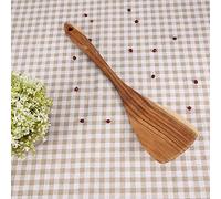Semme Spatule en Bois Turner, Ustensile de Cuisson à Chaleur de qualité Supérieure pour la Friture, la Cuisson, Poêles Antiadhésives, Cuisine Ergonomique (31,5 * 7,5 cm)