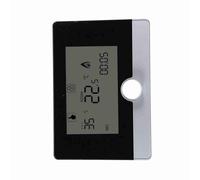 Semme Thermostat Programmable pour Chaudière Murale, Chauffage électrique, Programme Hebdomadaire, Rétroéclairage LCD, Contrôle Précis de la Température, Blanc (Black)