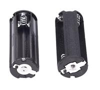 Semoic 2Pcs Noir Support de Batterie pour 3 x 1.5V Piles AAA Torche