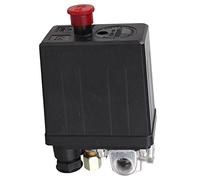 Semoic Heavy Vanne De Commande De Pressostat De Compresseur D'Air De Service 90 Psi -120 Psi Noir