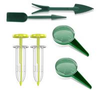 Semoir à Graines Manuel Réglable, Kit de Semis 6 Pièces pour Potager | Distributeur à 5 ouvertures pour radis, mâche, épinards, roquette et laitues, en godets, serre ou pleine terre