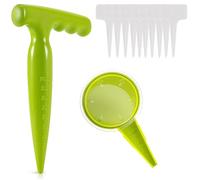 Semoir de graines de Plantes réglable, semoir à Main for Fleurs et Herbes, Distributeur de semis Multifonction de Jardin, Accessoires(12PCS)