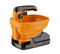 Semoir et épandeur portatif sans fil à piles (non inclus) pour semoir efficace 18 V, épandeur électrique pour tracteurs de pelouse