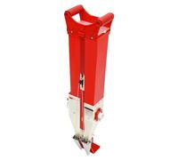 Semoir portatif, quantité de semence réglable, construction robuste, rouge