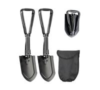 Semptec 2 pelles pliables 3 en 1 en acier carbone