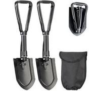 Semptec 2 pelles pliables 3 en 1 en acier carbone