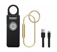 Semptec Porte-clés alarme 130 dB avec lampe de poche