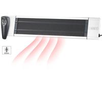 Semptec Chauffage infrarouge RA-324 Timer Télécommande 2.400 Watt IP55 Chauffage