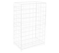 SEMYTOP ST-88450 Bac pliable enduit en métal, blanc, capacité de 120 litres