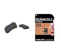SenaSMH10RCasqueAudio&IntercomBluetoothUltra-Plat,Packdouble + Duracell CR2 Pile lithium haute puissance 3V, pack de 2 (CR15H270), pour capteurs, verrous sans lashs d'appareil photo et lampes de