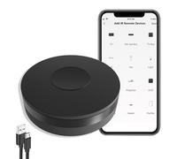 SENCKIT Télécommande WiFi intelligente intelligente IR universelle pour tous les contrôles, TV, DVD, AUD, ventilateur, climatiseur, etc., compatible avec Alexa et Google Home