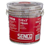 Senco 08F300Y DuraSpin #8 x 7,6 cm, vis à bois collée, 800 carats.
