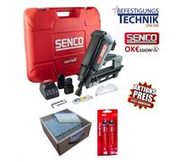SENCO Cloueur à gaz SGT90i + 34° clous en bande 90mm Paslode Tjep GRF34/90