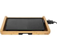 Sencor SBG 206BK Plaque à frire électrique 1800 W Bambou, Noir