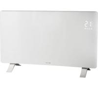 SENCOR SCF 4740WH Convecteur, surface en verre,Sencor HOME app (iOS / Android), 2 réglages de chauffage, températures 5-45°C, écran LED, fonction silencieuse de l'écran, IP24, 2400W