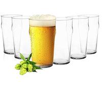 Sendez Lot de 6 verres à bière 0,5 l