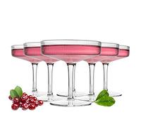 Sendez Lot de 6 Verres à Margarita - Pour Bar, Cocktail - En Relief