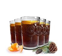 Sendez Viva Lot de 6 verres à cocktail en relief 340 ml