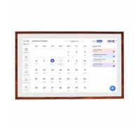 SENECESLI Calendrier Numérique Mural à écran Tactile de 15,6 Pouces, Tableau des Tâches pour les Maisons Multigénérationnelles, 32 Go, Planificateur Mural et Contrôle par (Prise UE)