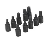 SENECESLI Ensemble d'extracteurs de Vis Endommagés, 10 Pièces 1/4 3/8 5/16 3/16 5/32 7/32 9/1/8 11/13/ Pouces Extracteur de Vis pour Goujon de Boulon d'écrou, avec une Utilisation Polyvalente