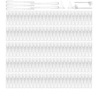 SENENQU Lot de 109 Mini Flacons Vaporisateurs en Plastique Transparent 2ML Echantillon Parfum Vide Spray, Flacons Vaporisateurs Vides de Voyage Transparents Portable Flacons Atomiseurs
