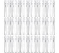 SENENQU Lot de 120 Échantillons 5ML Vide Spray, Mini Flacons Vaporisateurs Parfum en Plastique Transparent, Portable de Voyage