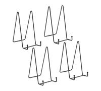 Senermter 4 Pièces Chevalet Support Presentoir Porte Assiette, Support Assiette Decorative Metal, Supports Cadre Photo De Table, Pour Salon, Chambre À Coucher, Cuisine