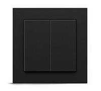 Senic GIRA + Friends of Hue Smart Switch | Compatible Philips Hue (Pas de Piles, Pas de Charge) | Interrupteur et variateur d'intensité Homekit sans Fil | Fabriqué en Allemagne | Gira Noir