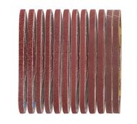 SenmaiTools 18 Pièces Bandes Abrasives 9 x 533 mm, (3 x Grain 40/80/120/240/400/800) Bande Ponceuse pour Ponceuses à Bande,Ponçage et Polissage