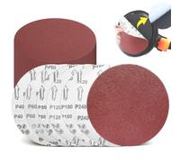 SenmaiTools 30 pcs Disque Abrasif 400mm Disque Poncage 5x Grain 40 60 80 120 180 240 Disque a Poncer Crochet et Boucl Pour les ceuses à Disque