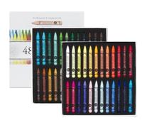 Sennelier 48 Demi Crayons Pastel Secs Extra Fins et 2 Carte