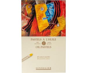 Sennelier 62.3941 Set de pastels à l'huile Basic Shades 48 pièces