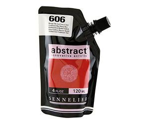 Sennelier : Abstract Acrylic Paint : 120ml : Satin : Cadmium Red Deep Hue