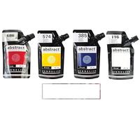 Sennelier Abstract Acrylique Set - 4 x 40ml et 1 Carte