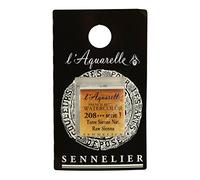 Sennelier Aquarelle d'artistes français, demi-poêle, Sienne brute S1