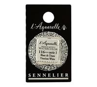 Sennelier Aquarelle demi Pan S1 - Le Blanc De Titane (116)