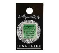 Sennelier - Aquarelle Sennelier demi-godet n 847 vert veronese