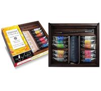 Sennelier Boîte de Peinture Aquarelle .Coffret Bois Aquarelle 12 Tubes 10ml