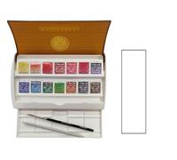 Sennelier Boîte de Peinture Aquarelle Extra-Fines,14 Demi-Godets,Made in France